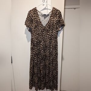 Torrid animal print dress